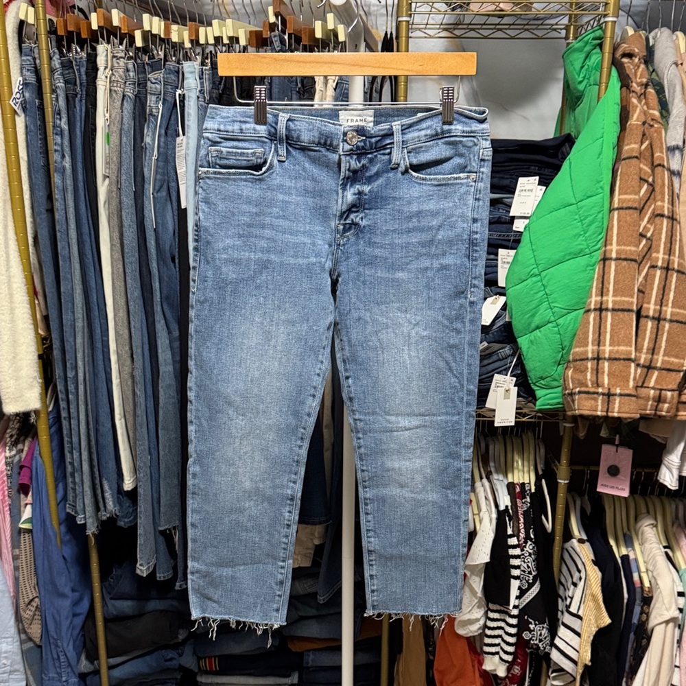 Frame Denim Cropped Jeans Size 28